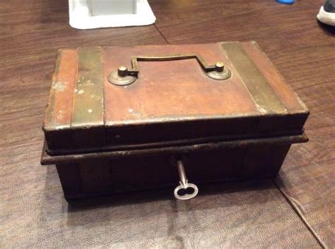 the interior steel equipment company antique cash box with lock|Antique Safes & Still Banks for sale .